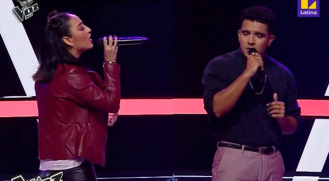 Michelle Castro y Lucas Fonseca batallaron cantando “Traicionera”