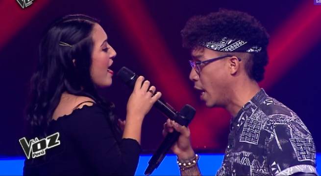 Maru Silva y Jeyko Atoche no se dieron tregua al cantar “Tu recuerdo”
