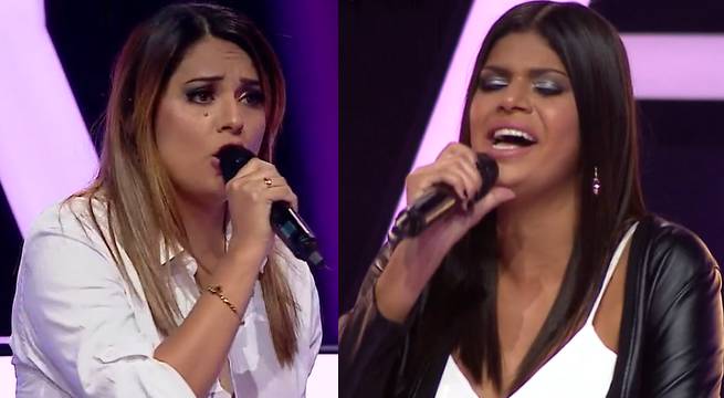 Marisella Valdivia y Brandymar Camacho cantaron “Amiga mía” en su gran batalla