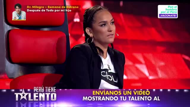 Esmeralda Díaz y Katherine Zegarra cantaron “Todos me miran”