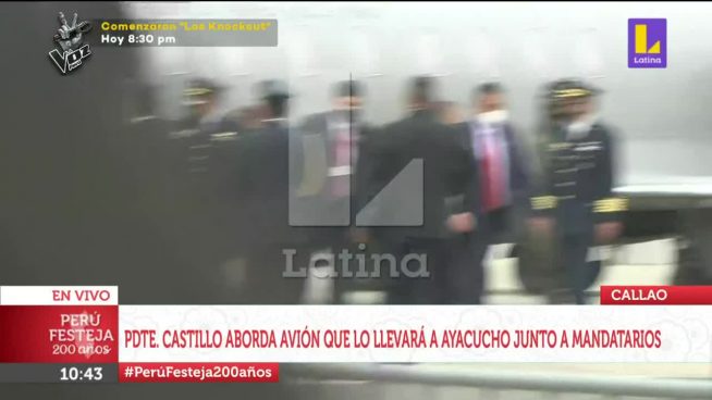 Pdte. Castillo llega al grupo aéreo n8