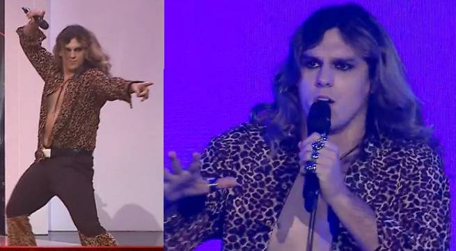 Sebastián Palma hizo vibrar el escenario al cantar “Puerta del amor”