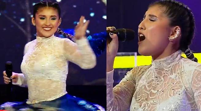 Milena Warthon se apoderó del escenario al cantar “Me niego”