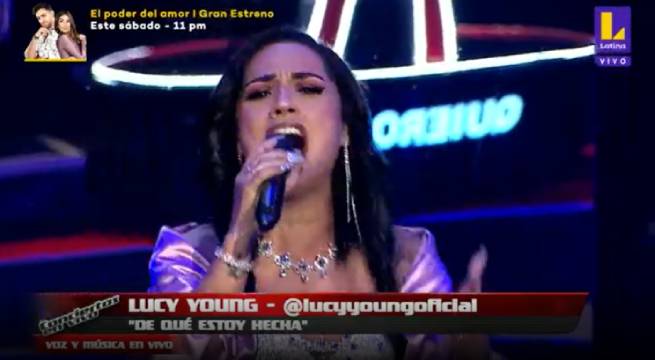 Lucy Young intentó convencer a Eva Ayllón con el tema “De qué estoy hecha”