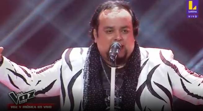 Fito Flores se paró en el escenario de La Voz Perú para cantar “It's My Life”