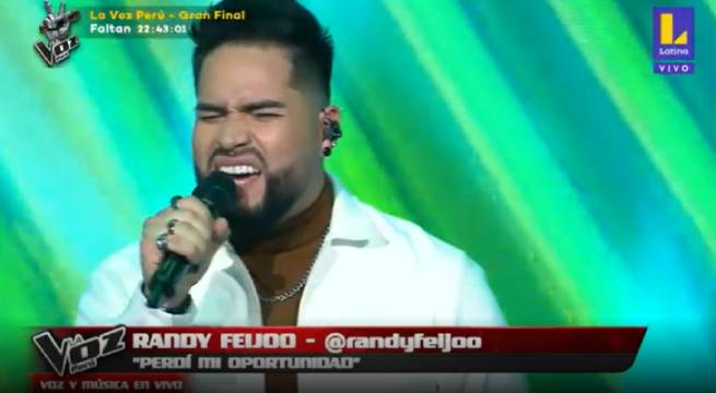 Randy Feijoo sorprendió con el tema “Perdí mi oportunidad”