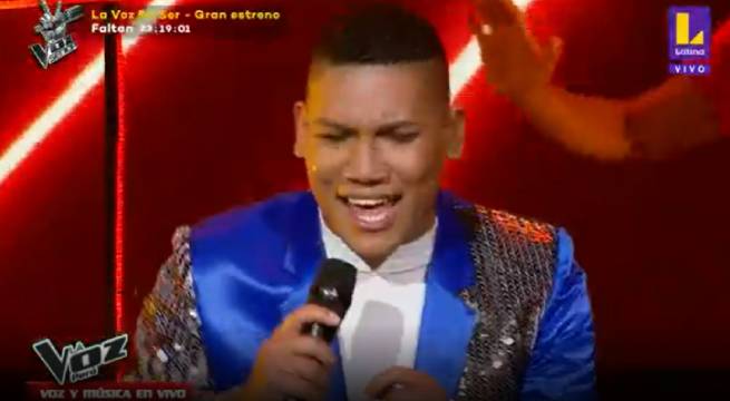 Aldair Sánchez armó una fiesta en el escenario de La Voz Perú con el tema “Ingá”