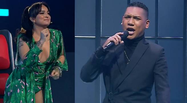 Aldair Sánchez se apoderó del escenario al cantar “Cruel condena”
