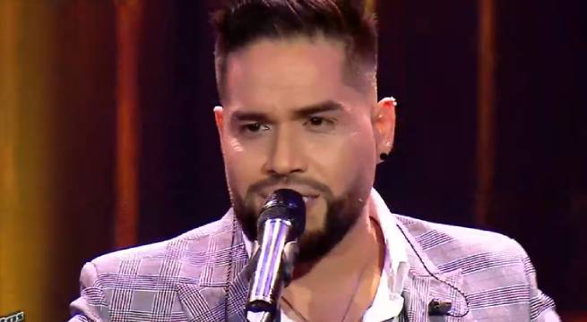 Randy Feijoo se lució al cantar “Susurro indiscreto” este martes