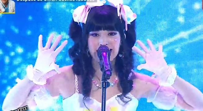 Karin Idol interpretó un mix de temas de Dragon Ball