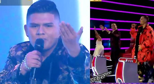 Jair Montaño cantó un mix del Grupo Néctar en la más reciente gala