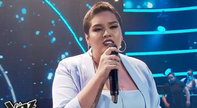 Joaquina Carruitero sorprendió al cantar “Lo que son las cosas”