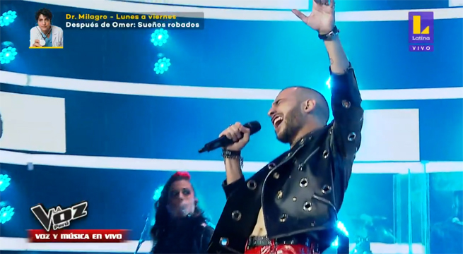 Sebastian Mahle hizo vibrar el escenario al cantar “El vicioso”