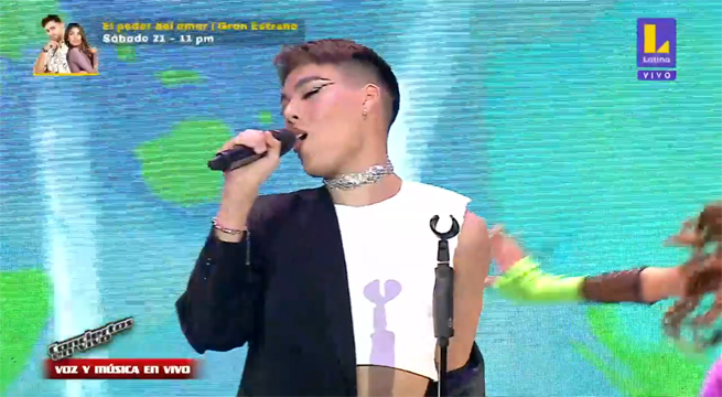 Stefano Grande interpretó el tema “Karma Chameleon” en la noche de eliminación