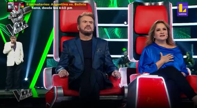 Así reaccionaron los entrenadores al escuchar cantar a Juan José Piperis el tema “Gavilán o Paloma”