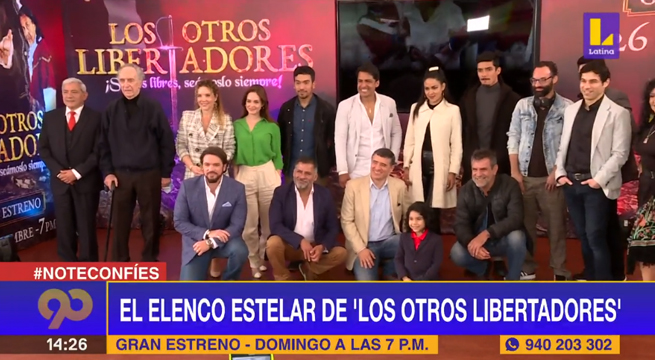 ‘Los otros libertadores’: este domingo 26 es el gran estreno de la serie nacional