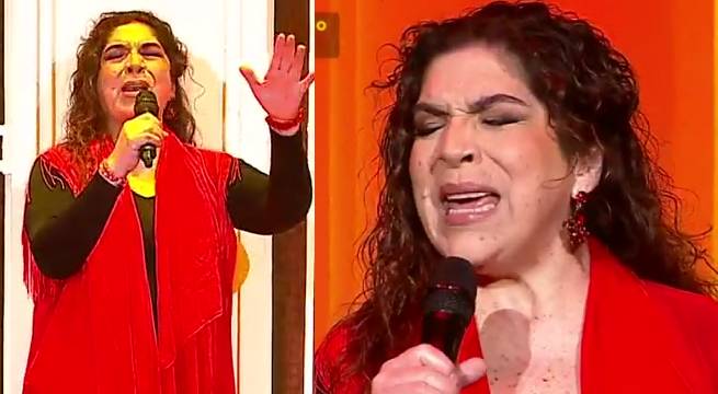 Lourdes Carhuas brilló sobre el escenario al cantar “Toro mata”