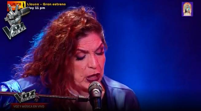 Lourdes Carhuas nos cantó “Voy a apagar la luz”