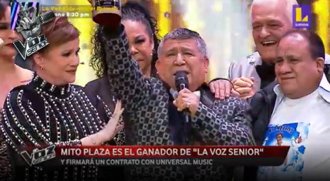 Mito Plaza se consagró como ganador de La Voz Senior