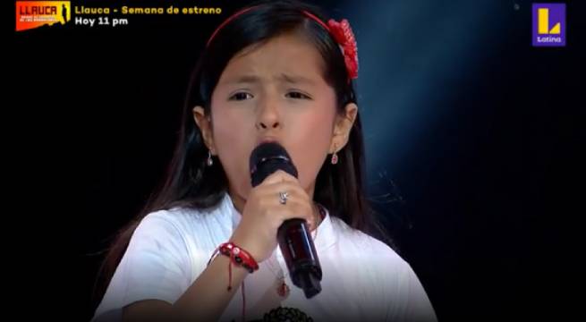 Luhana Sofía Ramos interpretó el tema “Y se llama Perú”