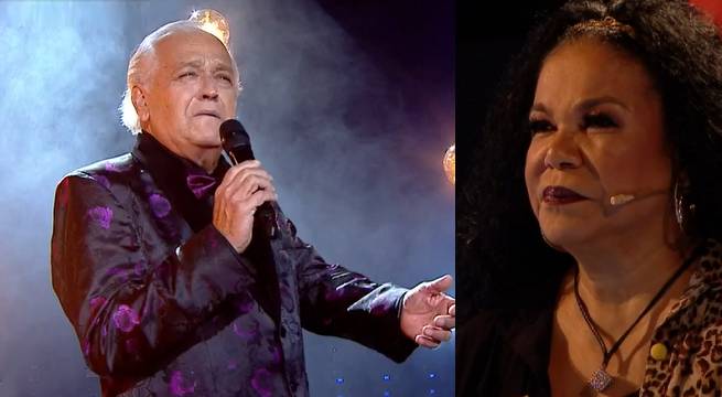 Luis Ángel Reddel cantó “Nostalgias” para impactar a Eva Ayllón