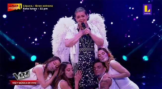 Ángela Caballero conmovió a todos cantando “Alma mía”