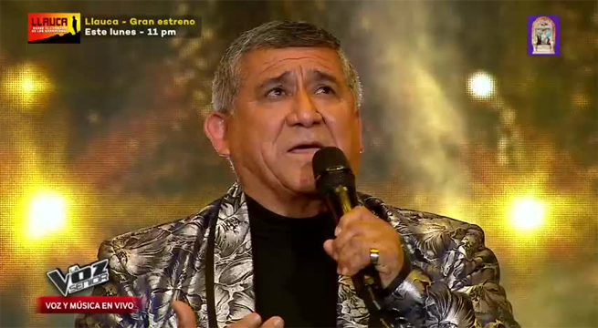 Mito Plaza cantó “Para siempre” en la semifinal de La Voz Senior