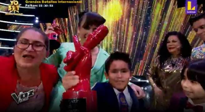 Gianfranco Bustios se convirtió en el ganador de ‘La Voz Kids’