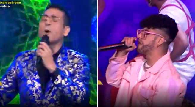 El imitador de Christian Yaipén llegó al programa para retar al imitador de Bad Bunny