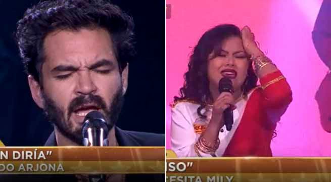 Los imitadores de Ricardo Arjona y la Princesita Mily sorprendieron en este enfrentamiento