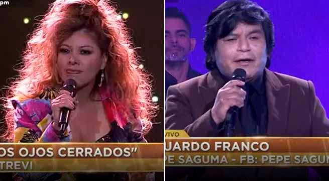 La imitadora de Gloria Trevi se enfrentó al imitador de Eduardo Franco