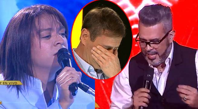 Mauri muy conmovido tras duelo de imitadores de Roberto Carlos y Luis Enrique