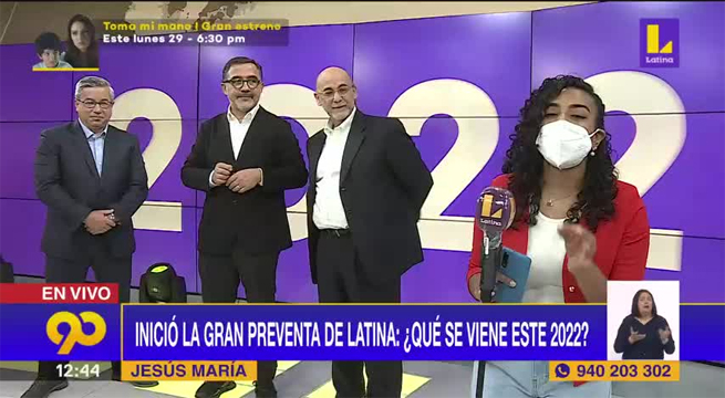 Inició la gran preventa de Latina Televisión: ¿Qué se viene este 2022?