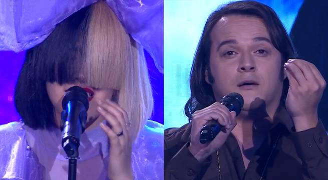 Imitadores de Sia y Nino Bravo tuvieron un gran duelo musical