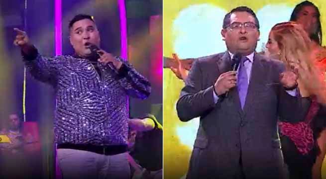 Los imitadores de Josimar y Gilberto Santa Rosa se enfrentaron en el primer duelo de la noche
