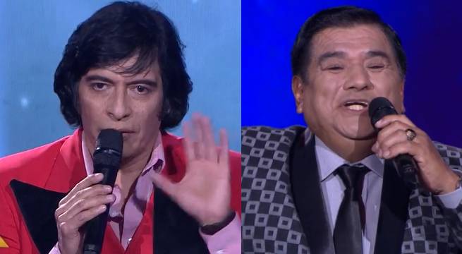 Imitadores de Sandro y Lucho Barrios no se dieron tregua en su duelo