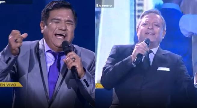 El imitador de Lucho Barrios intentó quitarle su lugar al imitador de Frank Sinatra