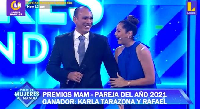 Premios MAM: Karla Tarazona y Rafael Fernández son los ganadores a la ‘Mejor Pareja’