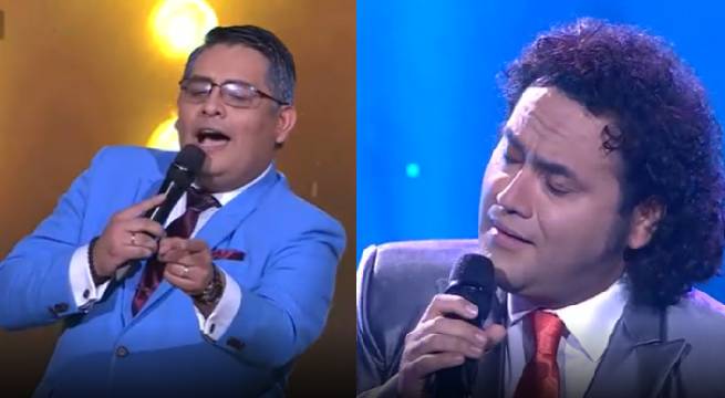 Los imitadores de Gilberto Santa Rosa y Dyango se enfrentaron en batalla de desempate