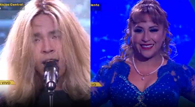 Los imitadores de Kurt Cobain y Anita Santivañez se enfrentaron en la primera batalla de la noche