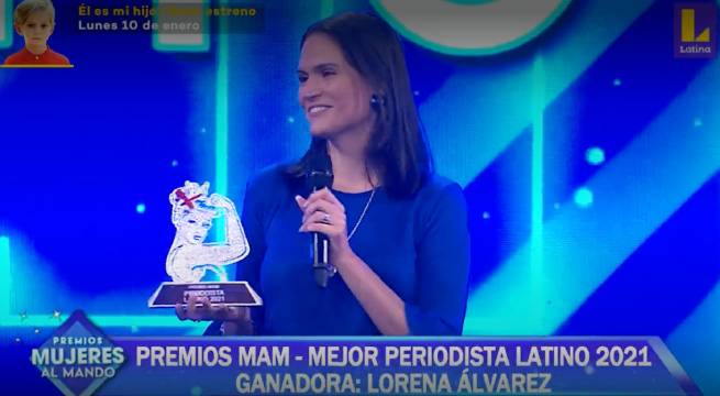 Premios MAM: La ganadora de la categoría 'Mejor Periodista' es Lorena Álvarez