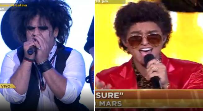 Los imitadores de Robert Smith y Bruno Mars se midieron en duelo de desempate
