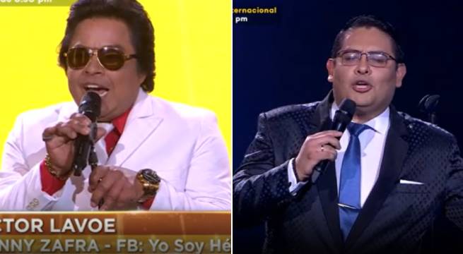 Los imitadores de Héctor Lavoe y Gilberto Santa Rosa se enfrenaron este martes