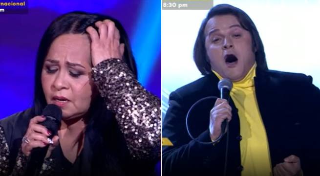 Los imitadores de Ana Gabriel y Nino Bravo se enfrentaron en la primera batalla de la noche