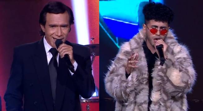 Imitadores de Julio Iglesias y Bad Bunny batallaron este lunes