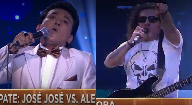 Los imitadores de José José y Álex Lora se enfrentaron en batalla de desempate