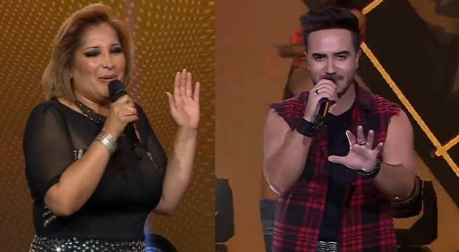 Imitadores de Cecilia Bracamonte y Luis Fonsi tuvieron un gran duelo