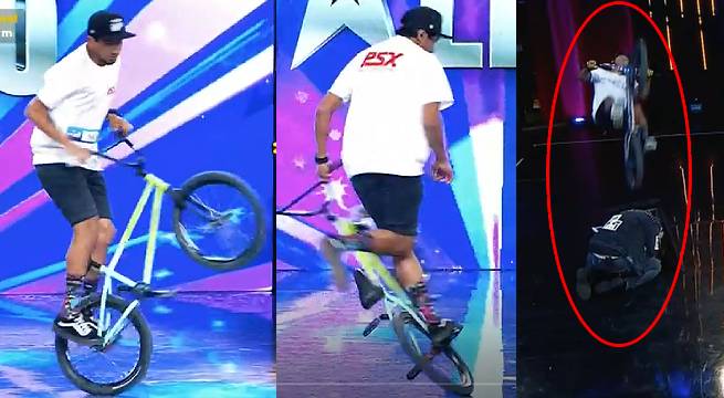 Pro Show Xtreme sorprendió con sus acrobacias sobre bicicletas