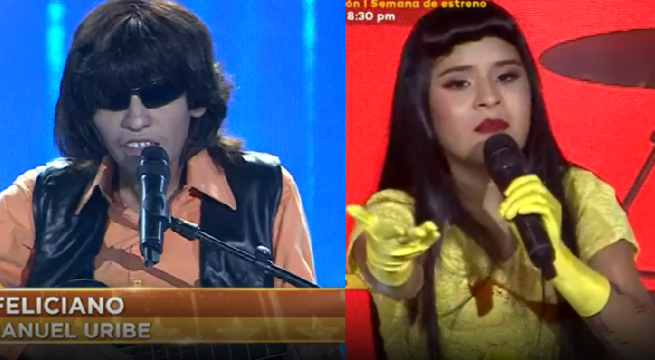 Los imitadores de José Feliciano y Mon Laferte se enfrentaron en la primera batalla de la noche