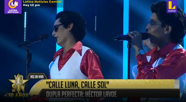 Imitadores de Héctor Lavoe cantaron “Calle luna, calle sol”